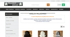 Desktop Screenshot of fellshop-specht.de