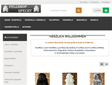 Tablet Screenshot of fellshop-specht.de
